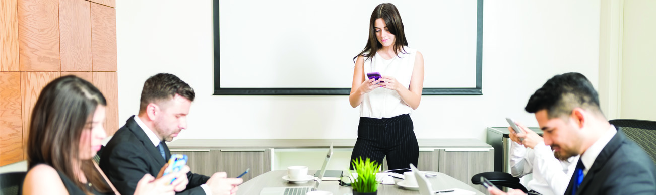 communicating while distracted